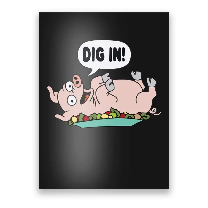 Homer The S.I.M.P.S.O.N.S Pig Dig In Poster