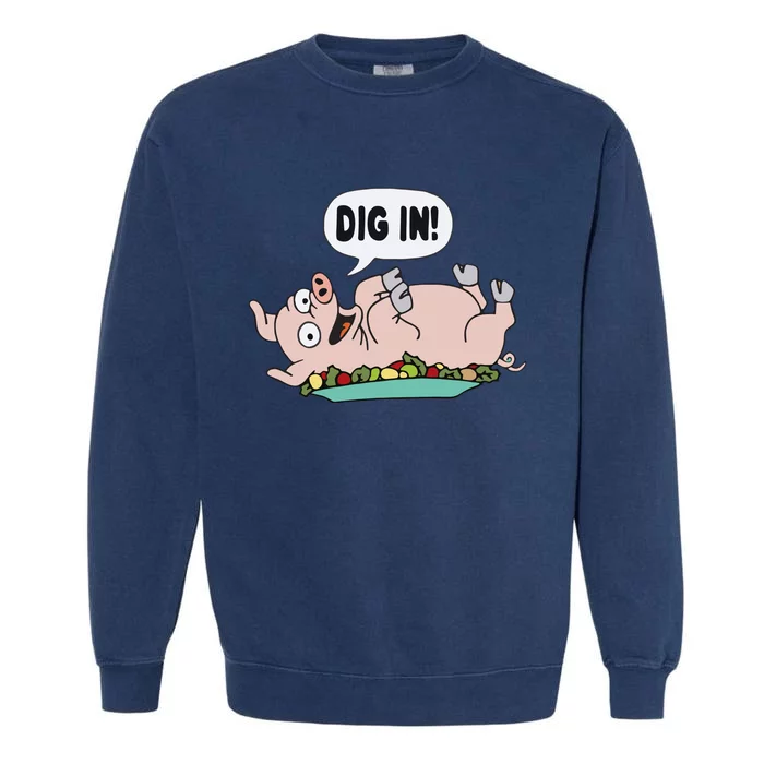 Homer The S.I.M.P.S.O.N.S Pig Dig In Garment-Dyed Sweatshirt