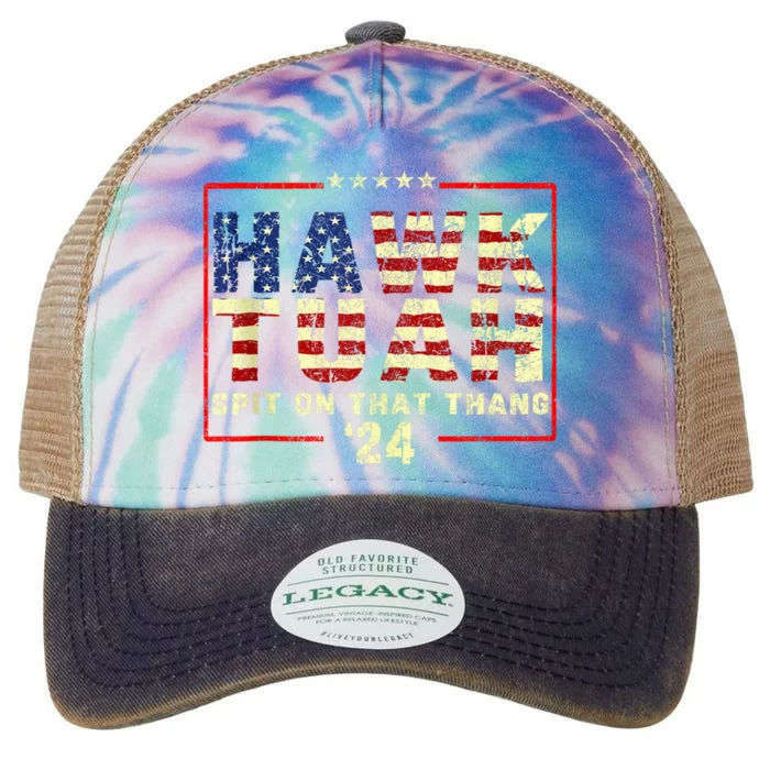 Hawk Tuah Spit By Bronson Summers Hawk Tuah Legacy Tie Dye Trucker Hat