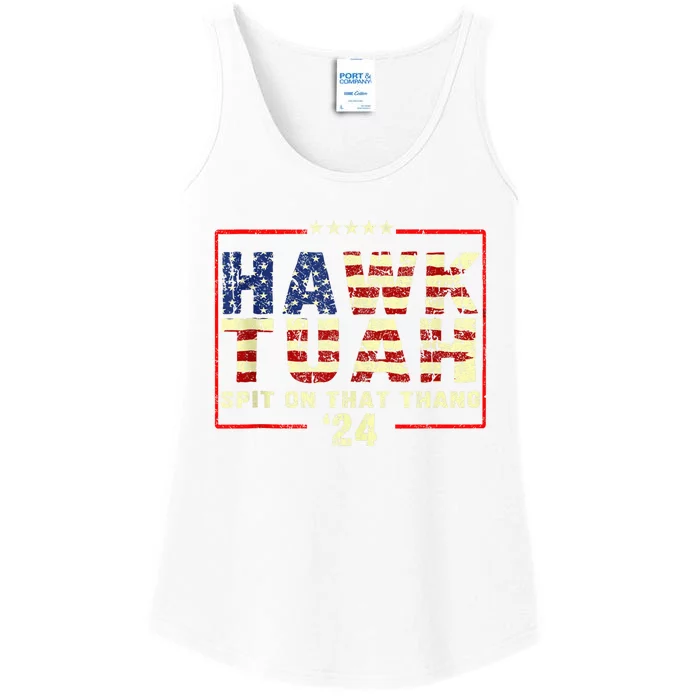 Hawk Tuah Spit By Bronson Summers Hawk Tuah Ladies Essential Tank