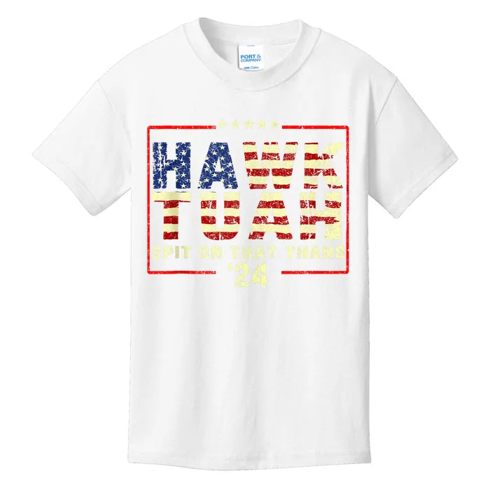 Hawk Tuah Spit By Bronson Summers Hawk Tuah Kids T-Shirt