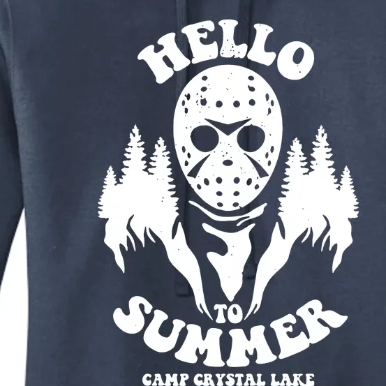 Hello To Summer Camp Crystal Lake Women's Pullover Hoodie