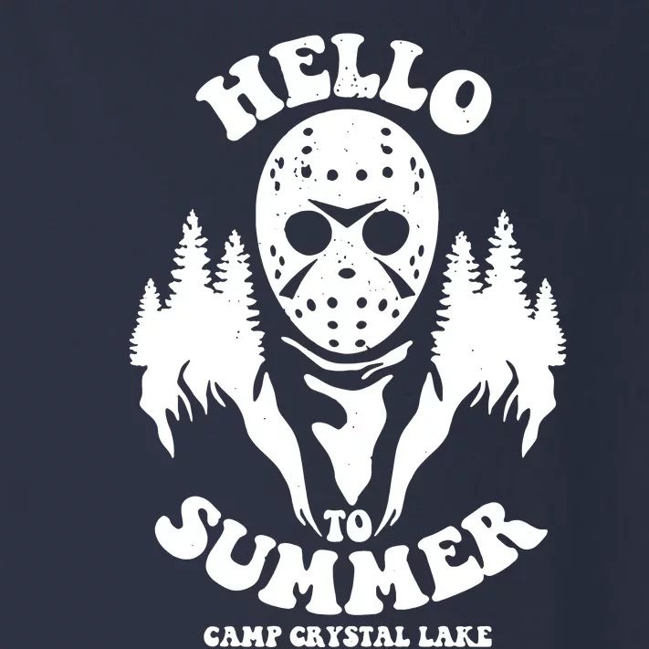 Hello To Summer Camp Crystal Lake Toddler Long Sleeve Shirt