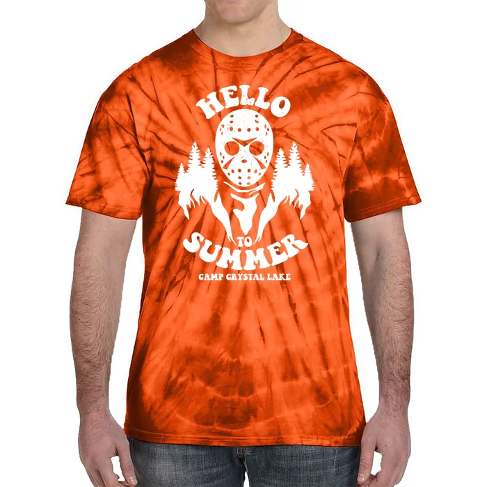 Hello To Summer Camp Crystal Lake Tie-Dye T-Shirt