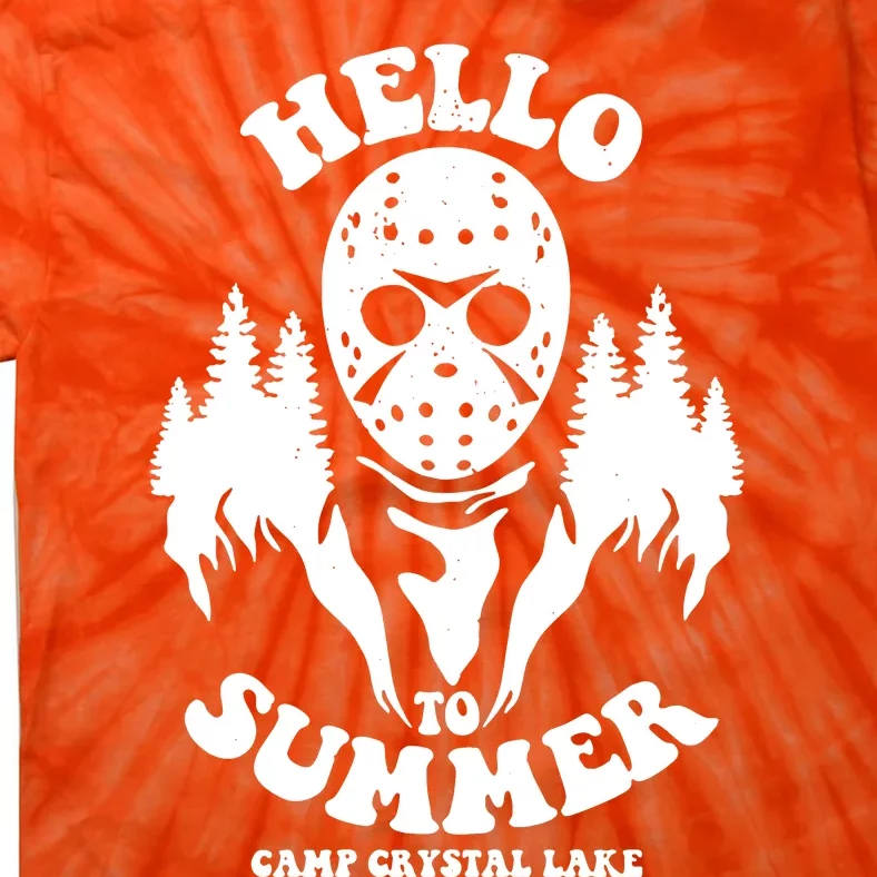 Hello To Summer Camp Crystal Lake Tie-Dye T-Shirt