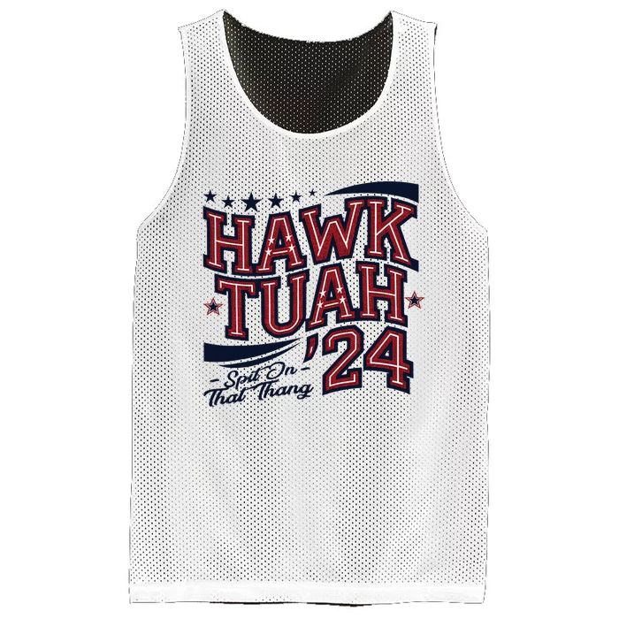 Hawk Tush Spit On That Thing Presidential Parody Design Mesh Reversible Basketball Jersey Tank