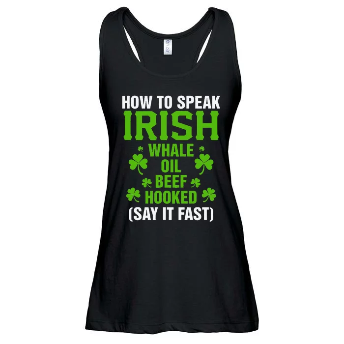 How To Speak Irish Whale Oil Beef Hooked Irish Heritage Gift Ladies Essential Flowy Tank