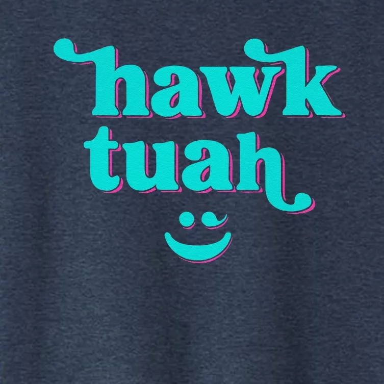 Hawk Tuah Spit On That Thing Women's Crop Top Tee