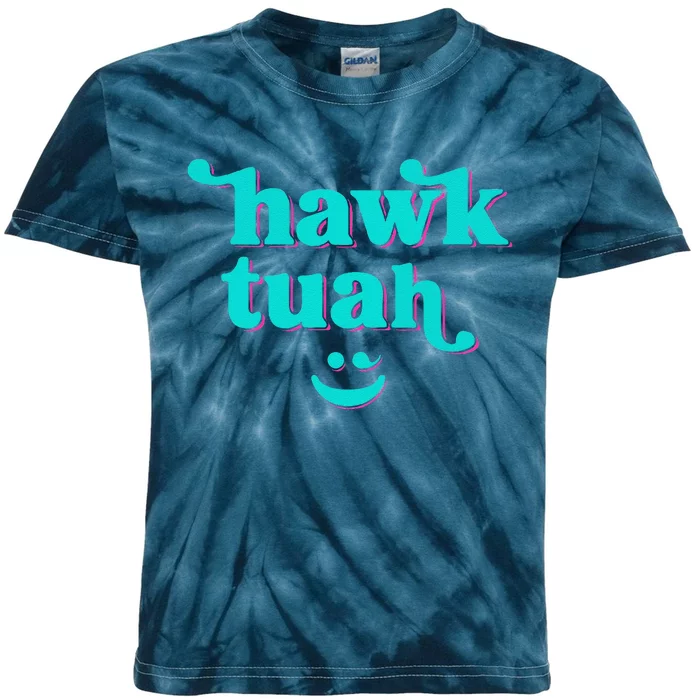 Hawk Tuah Spit On That Thing Kids Tie-Dye T-Shirt