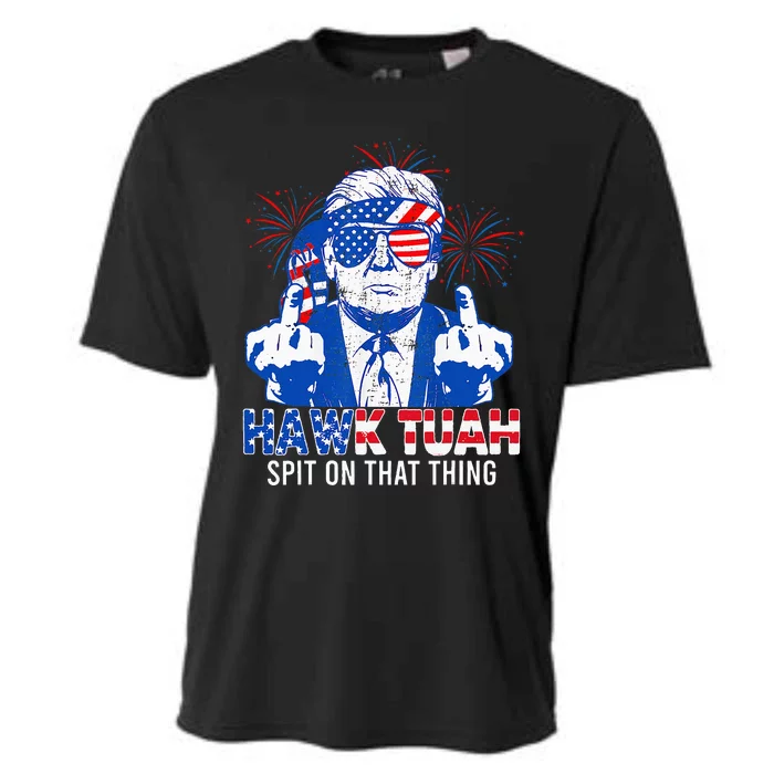 Hawk Tush Spit On That Thing Presidential Candidate Cooling Performance Crew T-Shirt