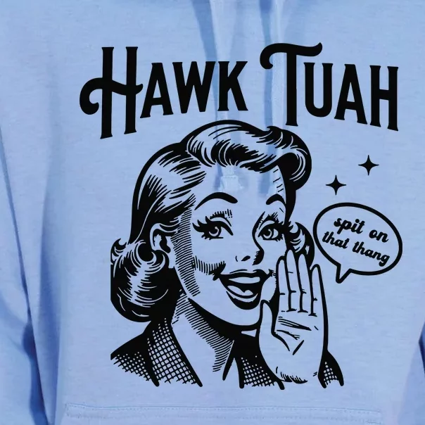 Hawk Tuah Spit On That Thang Unisex Surf Hoodie