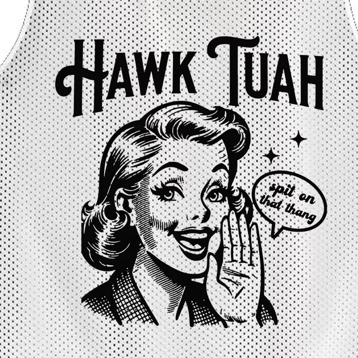 Hawk Tuah Spit On That Thang Mesh Reversible Basketball Jersey Tank