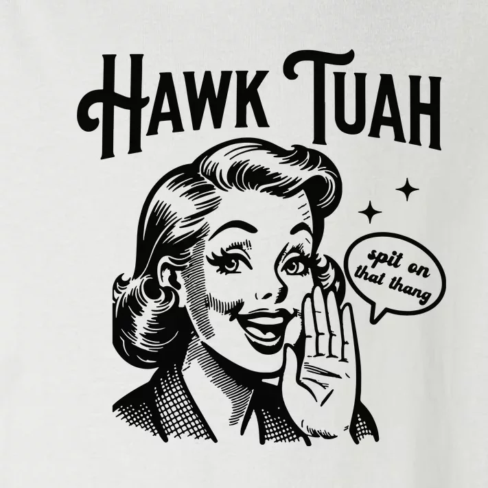 Hawk Tuah Spit On That Thang Toddler Long Sleeve Shirt