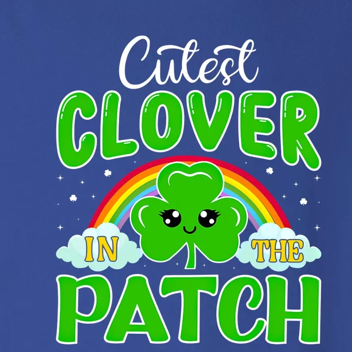 Happy Teacher St Patrick's Day Cutest Clover In The Patch Gift Toddler Long Sleeve Shirt