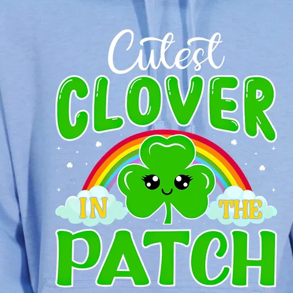 Happy Teacher St Patrick's Day Cutest Clover In The Patch Gift Unisex Surf Hoodie