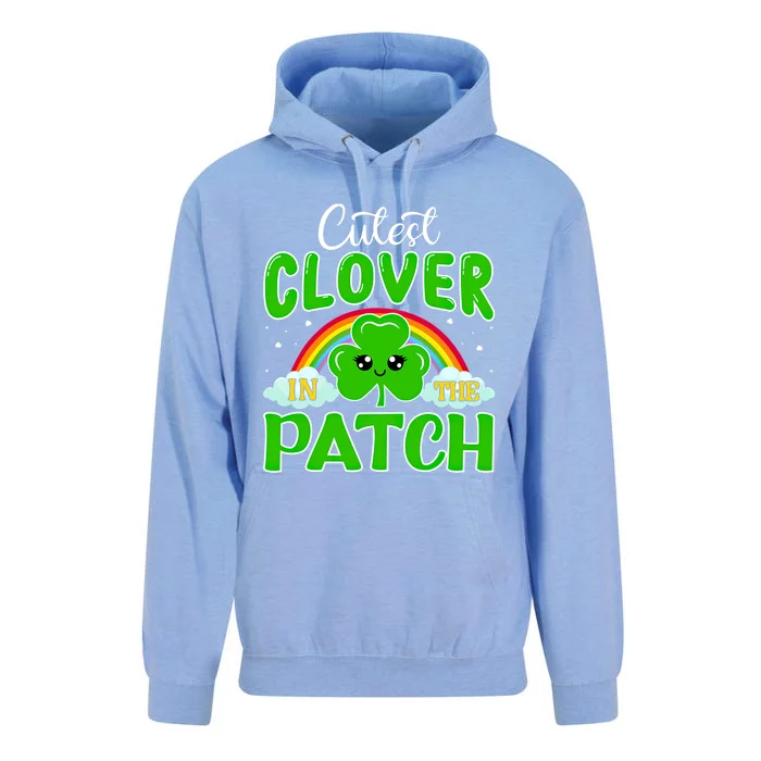 Happy Teacher St Patrick's Day Cutest Clover In The Patch Gift Unisex Surf Hoodie