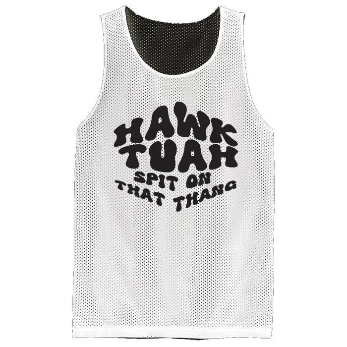 Hawk Tuah Spit On That Thang 2024 Mesh Reversible Basketball Jersey Tank