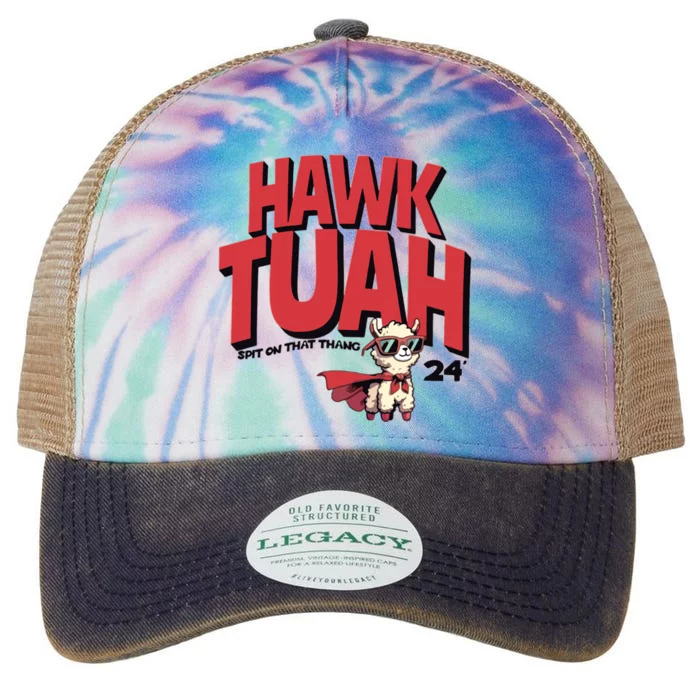 Hawk Tuah Spit On That Thang 2024 Legacy Tie Dye Trucker Hat