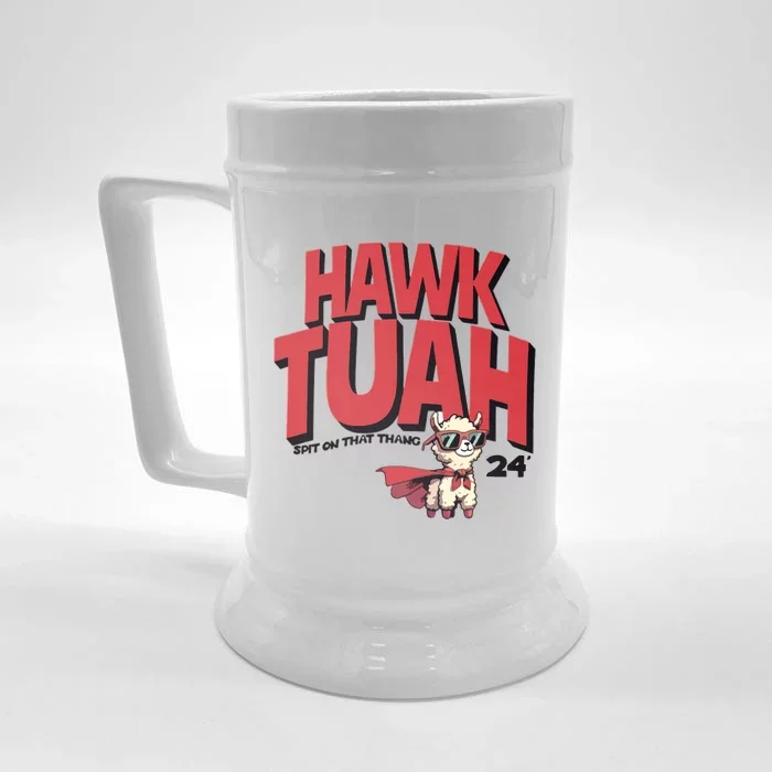 Hawk Tuah Spit On That Thang 2024 Front & Back Beer Stein