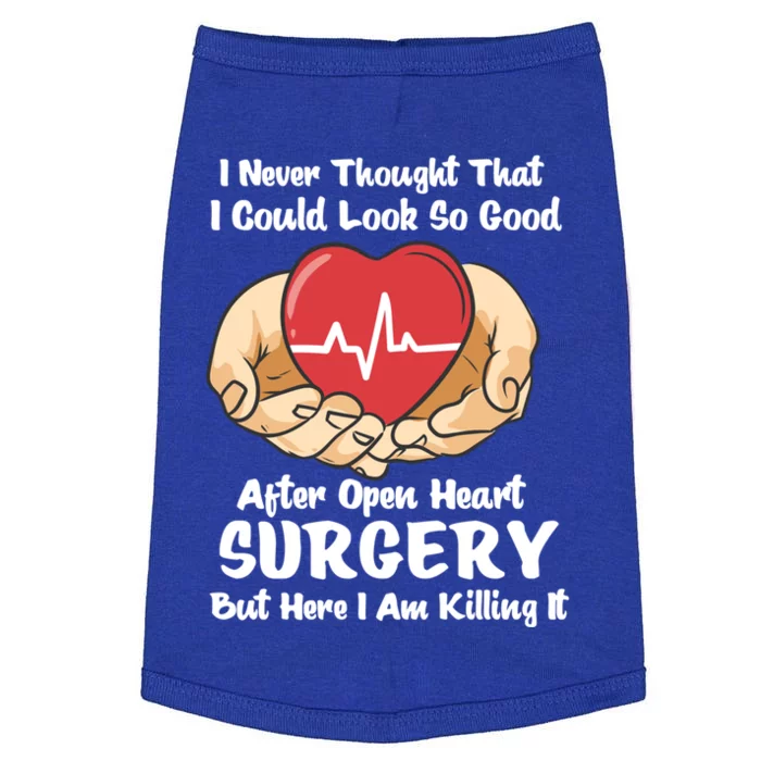 Heart Transplant Survivor Heart Bypass Open Heart Surgery Gift Doggie Tank