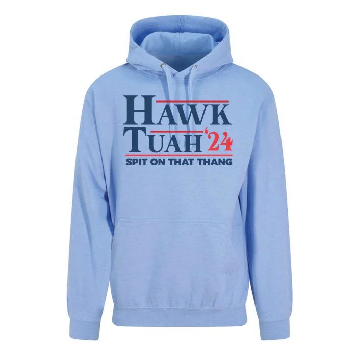 Hawk Tuah Spit On That Thang Funny Unisex Surf Hoodie