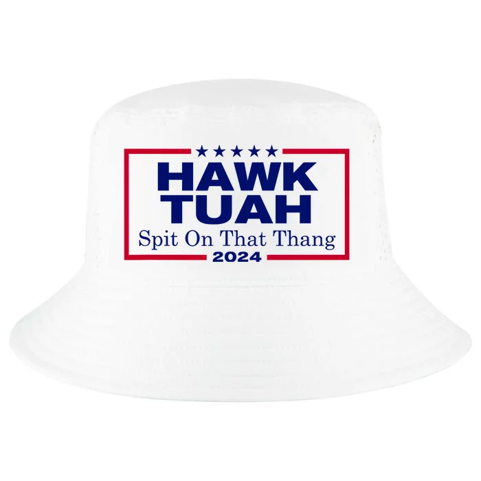 Hawk Tush Spit On That Thang Funny 2024 Election Cool Comfort Performance Bucket Hat