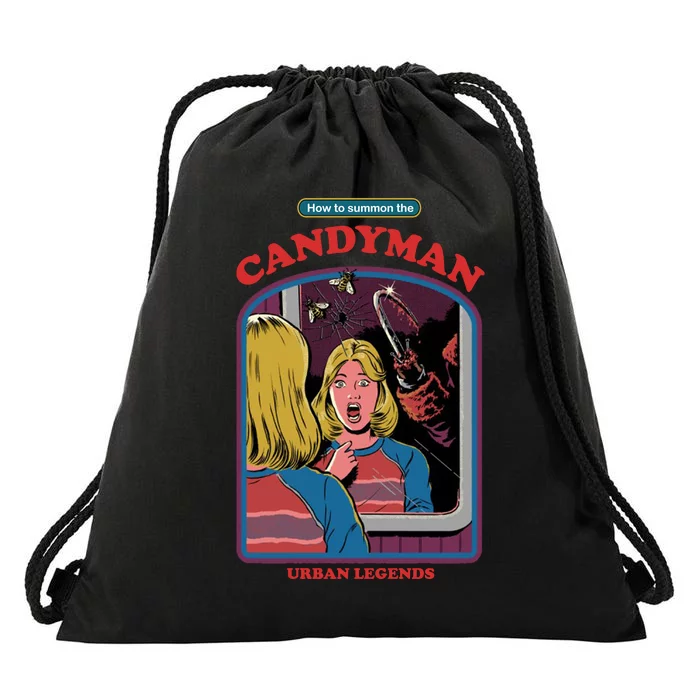 How To Summon The Candy Man Drawstring Bag