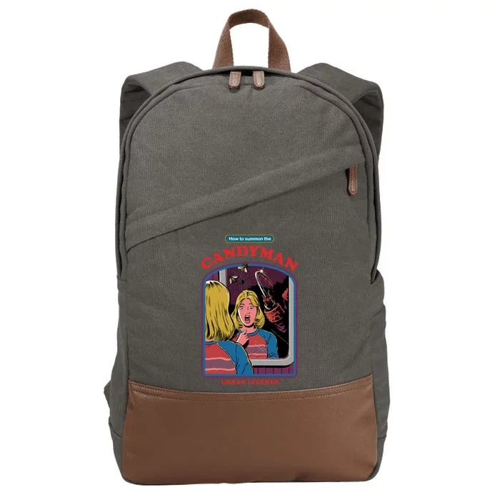 How To Summon The Candy Man Cotton Canvas Backpack