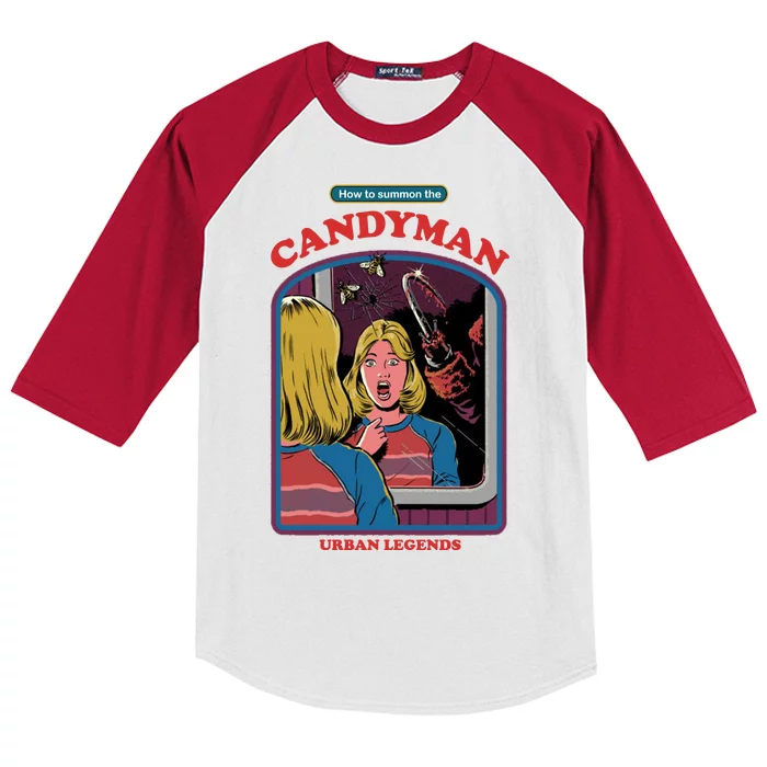 How To Summon The Candy Man Kids Colorblock Raglan Jersey