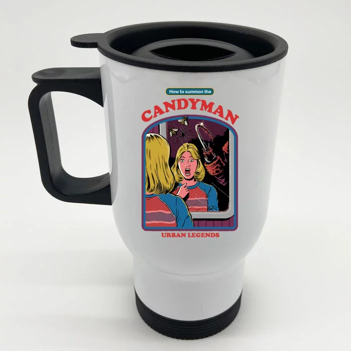 How To Summon The Candy Man Front & Back Stainless Steel Travel Mug