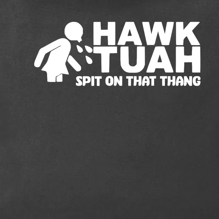 Hawk Tuah Spit On That Thang Zip Tote Bag