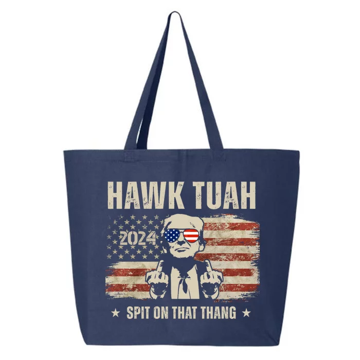 Hawk Tuah Spit On That Thang 2024 Usa Trump 25L Jumbo Tote