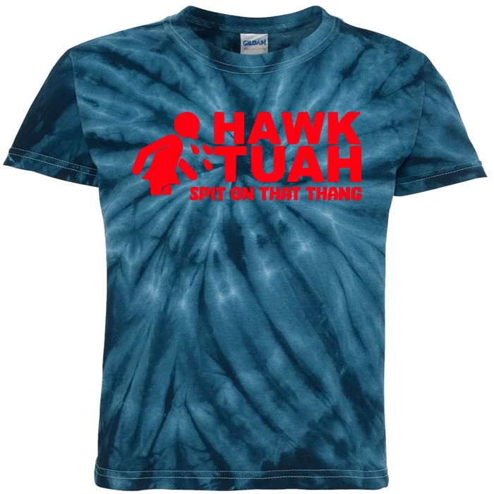 Hawk Tuah Spit On That Thang Kids Tie-Dye T-Shirt