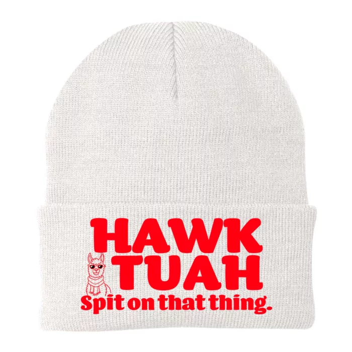 Hawk Tuah Spit On That Thang Knit Cap Winter Beanie