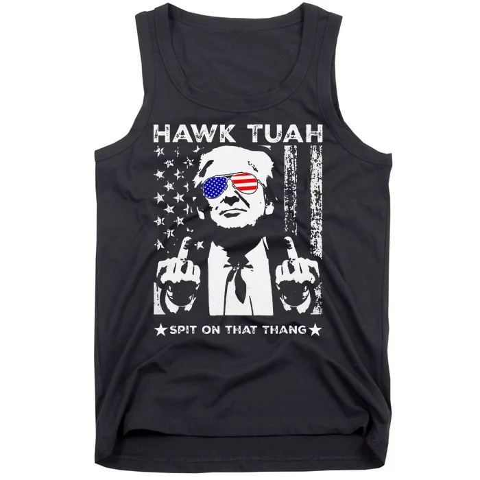 Hawk Tush Spit On That Thing Funny Parody Design Tank Top