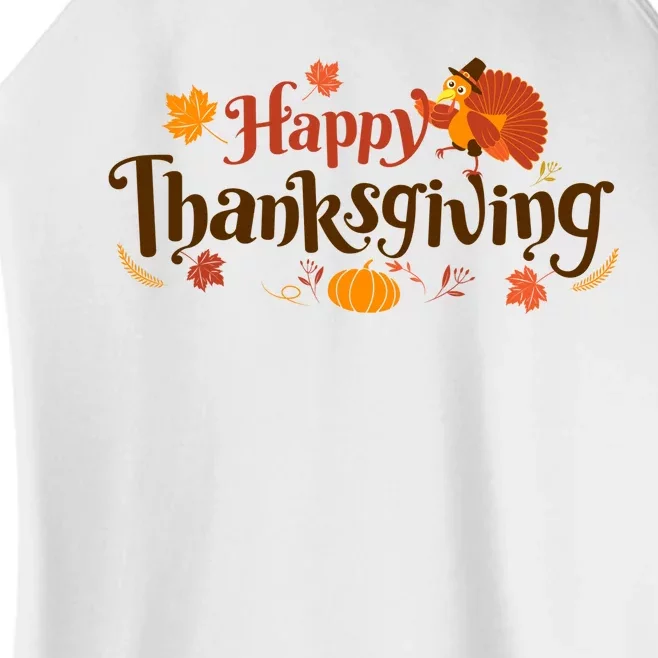 Happy Thanksgiving Turkey Holiday Cute Gift Women’s Perfect Tri Rocker Tank