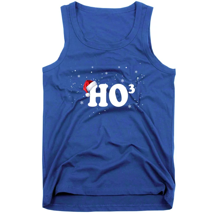 Ho To The Third Power Gift Funny Christmas Ho Ho Ho Gift Tank Top