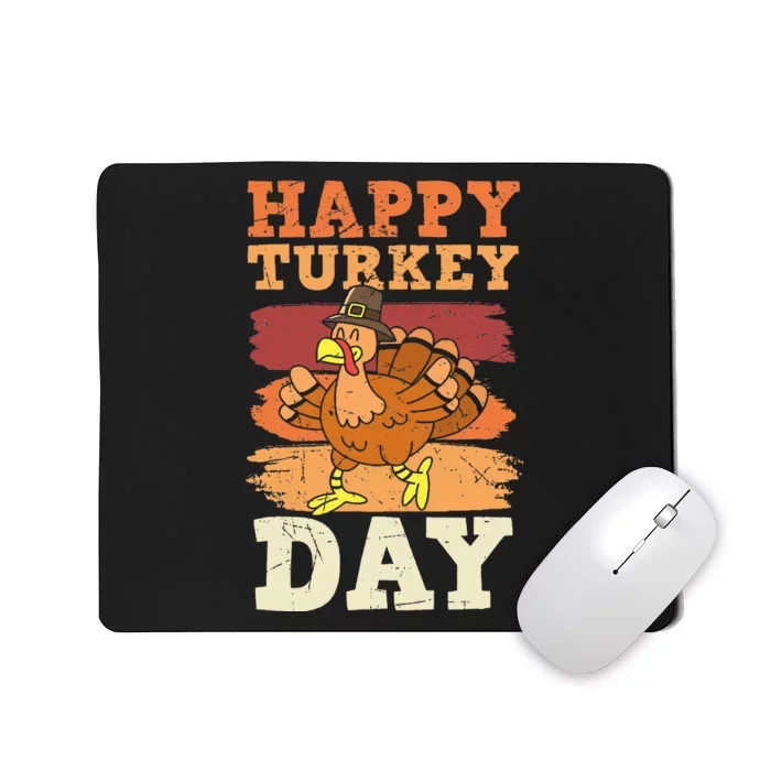 Happy Thanksgiving Turkey Day Family  Matching Pajama Mousepad