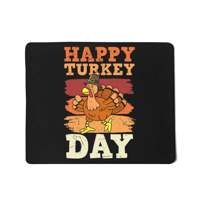 Happy Thanksgiving Turkey Day Family  Matching Pajama Mousepad