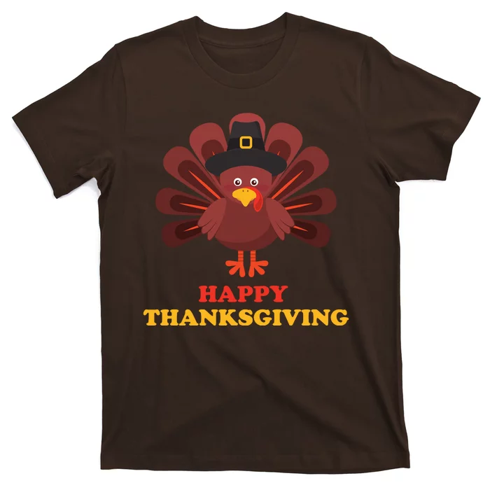 Happy Thanksgiving Turkey Holiday Festive T-Shirt