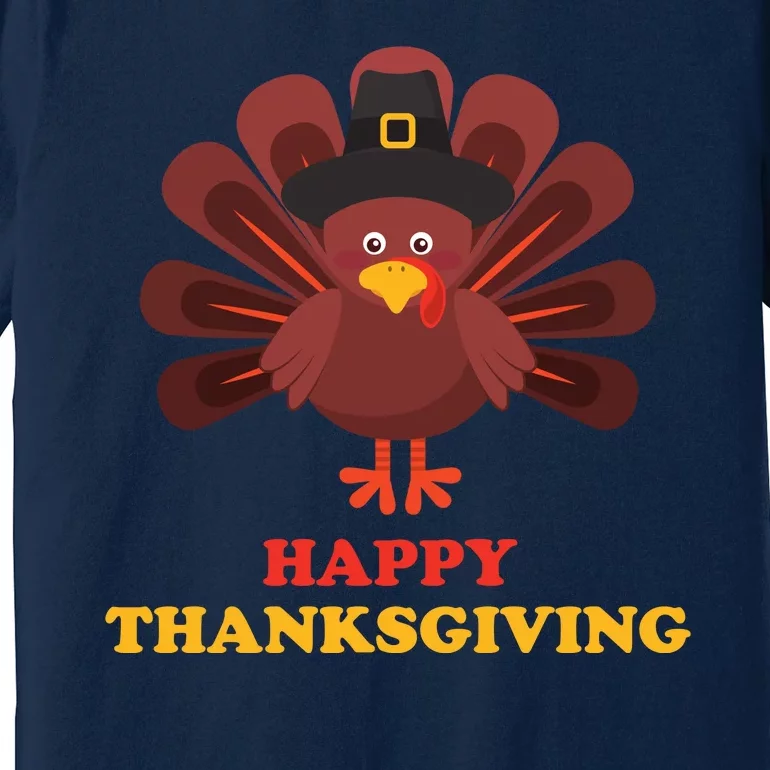 Happy Thanksgiving Turkey Holiday Festive Premium T-Shirt