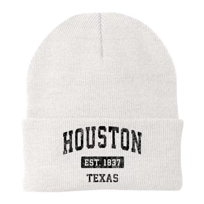 Houston Texas Tx Vintage Sports Knit Cap Winter Beanie