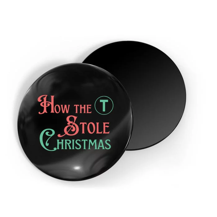 How The T Stole Christmas Storybook Magnet