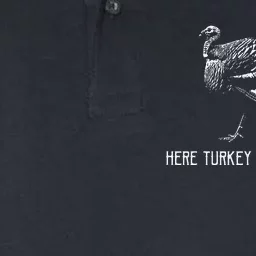 Here Turkey Turkey Turkeyturkey Hunting Season Softstyle Adult Sport Polo