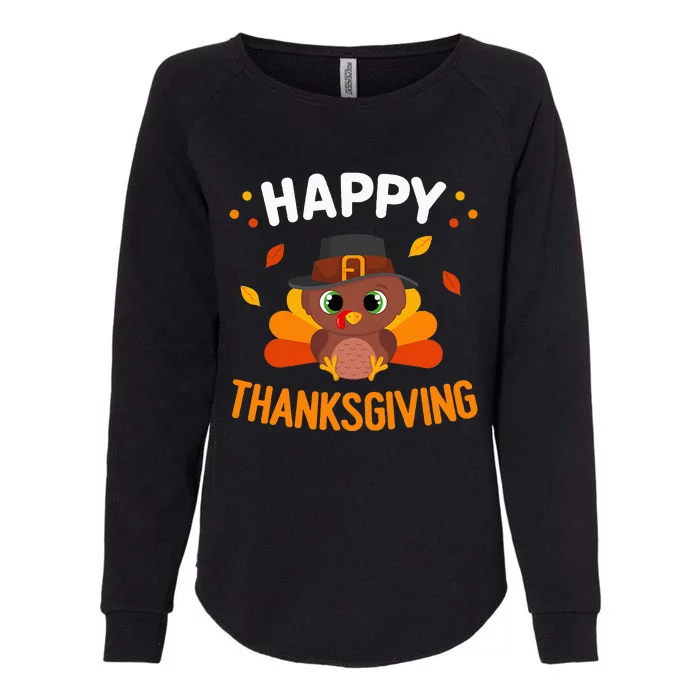 Happy Thanksgiving Turkey Day Gobble Womens California Wash Sweatshirt