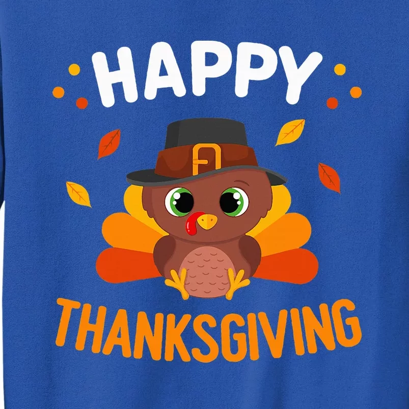 Happy Thanksgiving Turkey Day Gobble Tall Sweatshirt