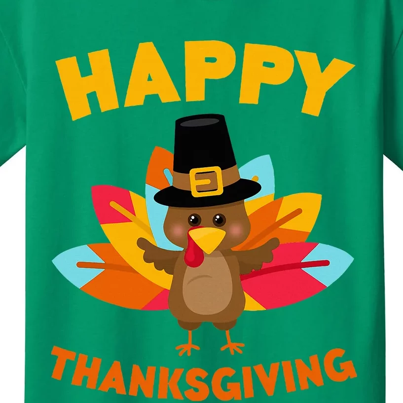 Happy Thanksgiving Thanksgiving Day Kids T-Shirt