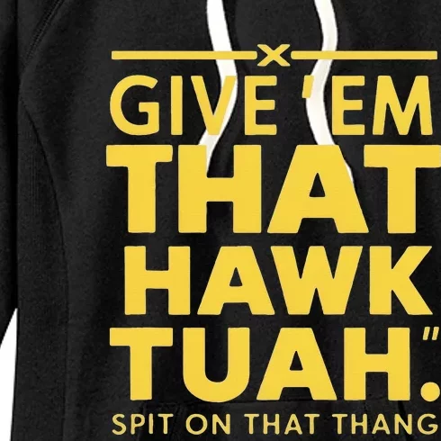 Hawk Tuah T Women's Fleece Hoodie