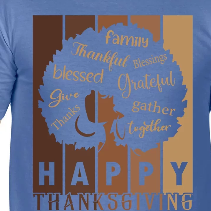 Happy Thanksgiving Thankful Blessings Thanksgiving Family Cute Gift Comfort Colors T-Shirt