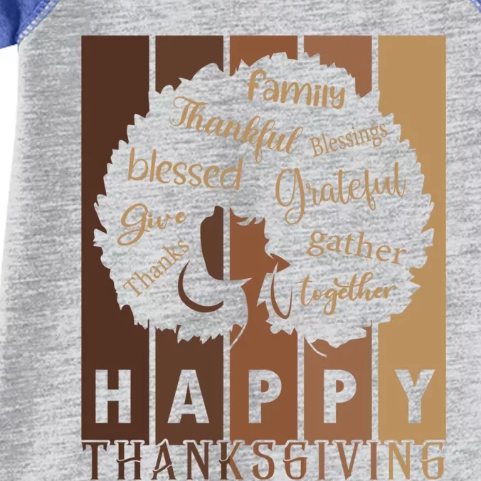 Happy Thanksgiving Thankful Blessings Thanksgiving Family Cute Gift Infant Baby Jersey Bodysuit